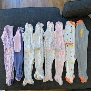 Lot of 9 Baby Sleep and Play 0-3 Months
